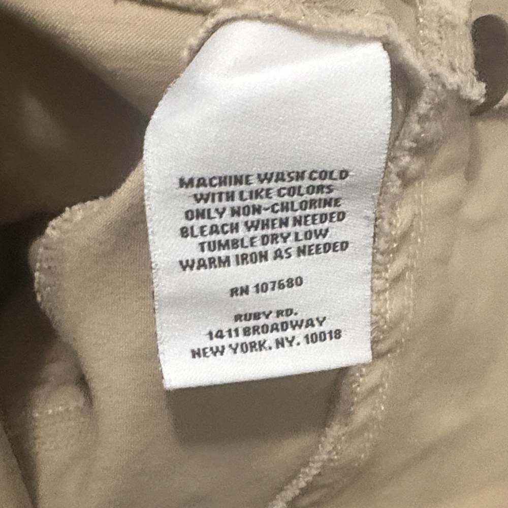 Ruby Rd. Tan Blazer with Ruffle Detail - Picture 11 of 13